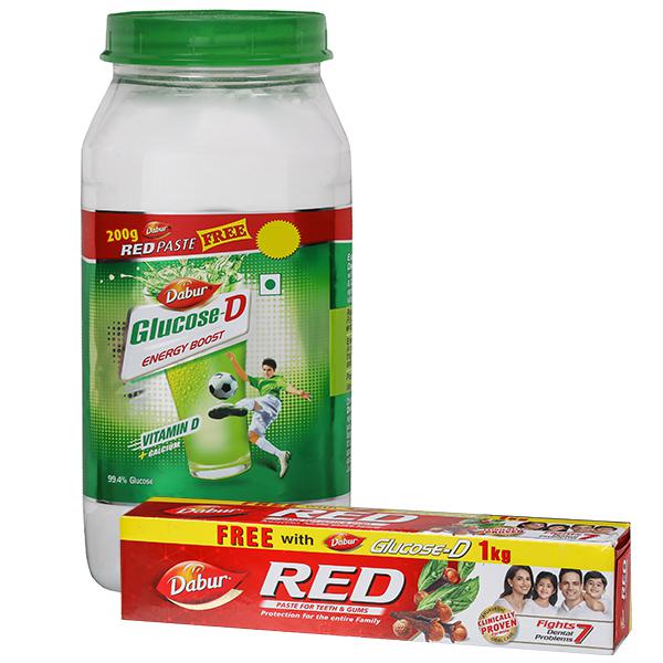 Dabar Glucose - D 1kg ( free red paste 200gm )